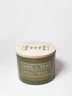 Sand + Paws Pumpkin & Eucalyptus 12 oz scented candle