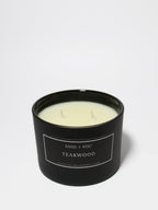 Teakwood 12 oz scented candle
