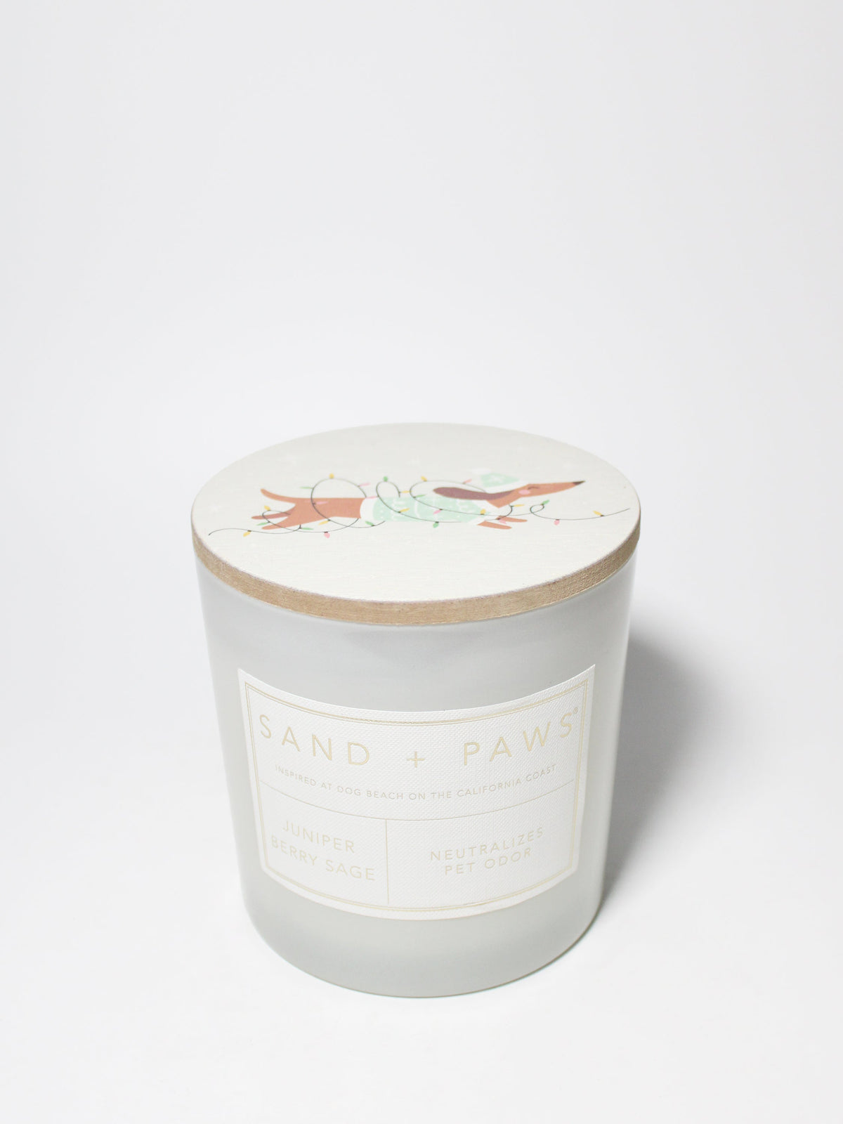 Sand + Paws Juniper Berry Sage 21 oz scented candle