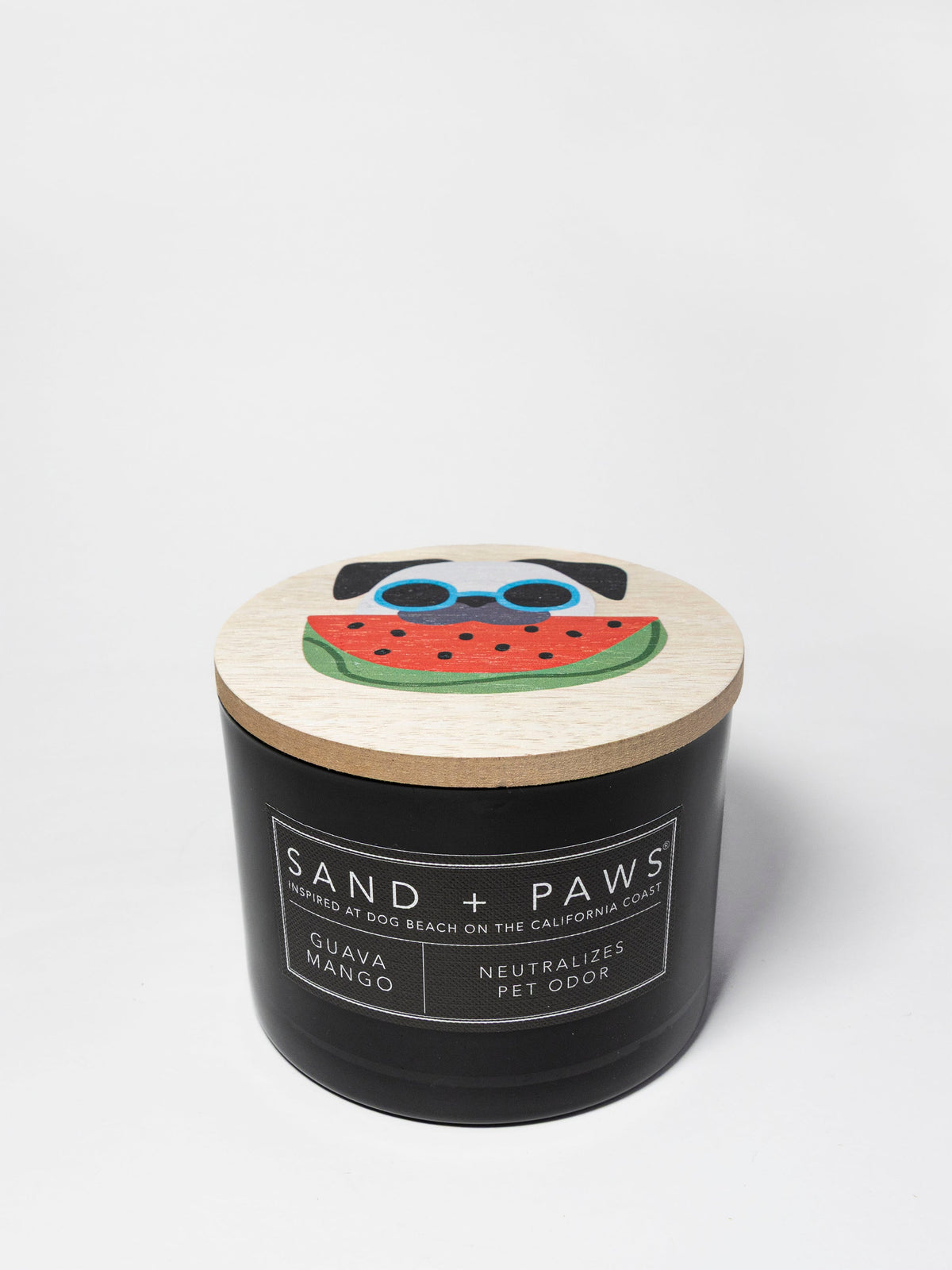 Sand + Paws Guava Mango 12 oz scented candle